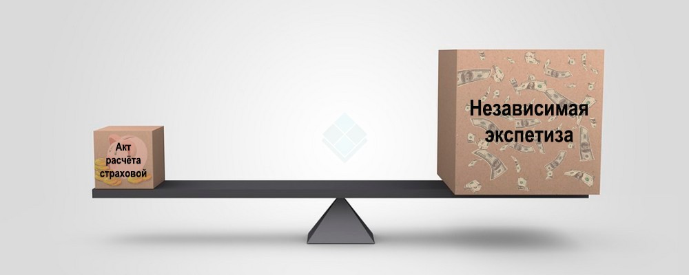 Возмещение ущерба по акту страховой и независимой оценки с виновника ДТП