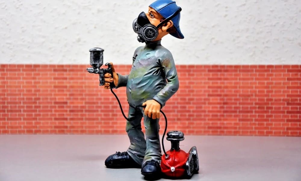 Покраска повреждённого элемента автомобиля